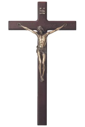 10 Bronze Corpus, Wood Crucifix