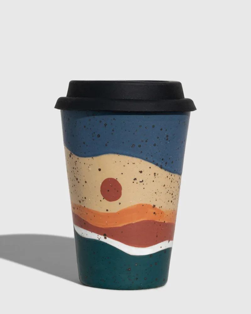 12 oz. Stoneware Travel Mug