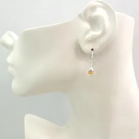 2-tone Lily Drop Earrings