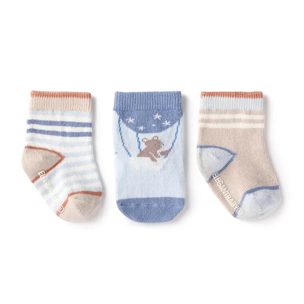 3 Pack Non-Slip Socks Magical Adventure