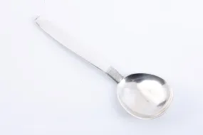 5.25" Hingelberg 925 Silver Solid Smooth Casserole Spoon (39.41g.)