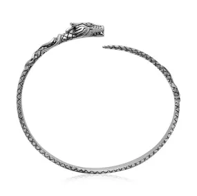 925 Sterling Silver Jormungand Bracelet