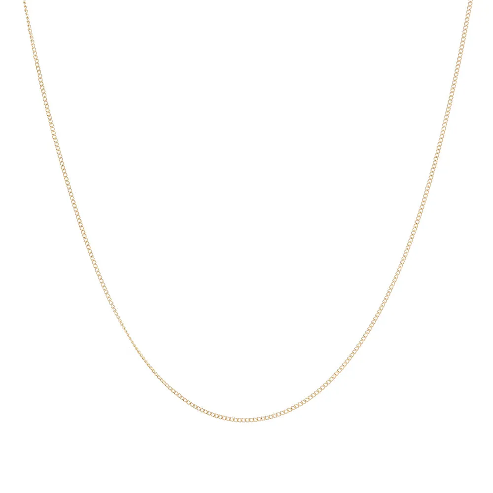 9ct Gold Curb Chain Necklace