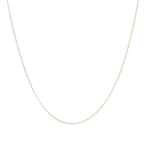 9ct Gold Curb Chain Necklace