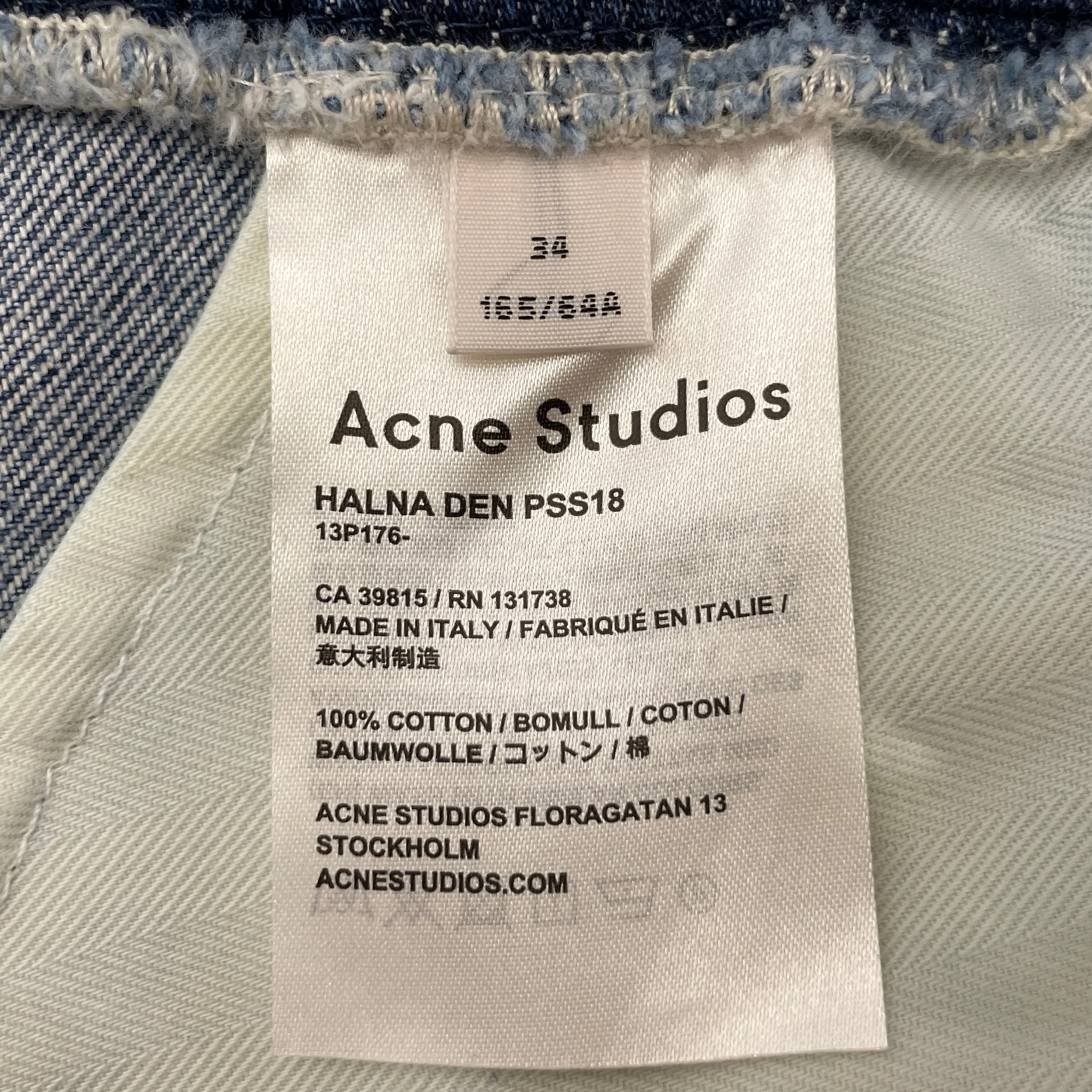 Acne Studios/Skirt/34/Denim/IDG/