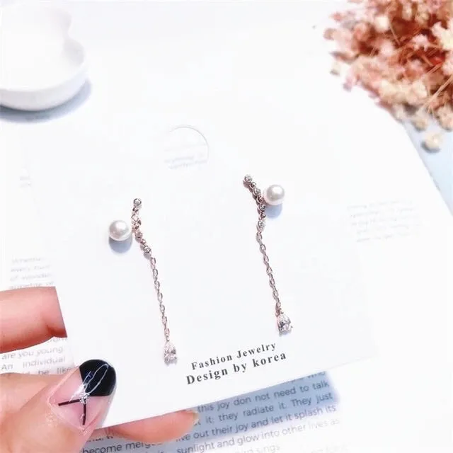 Ailee Pearl Drop Earrings - LAST CHANCE