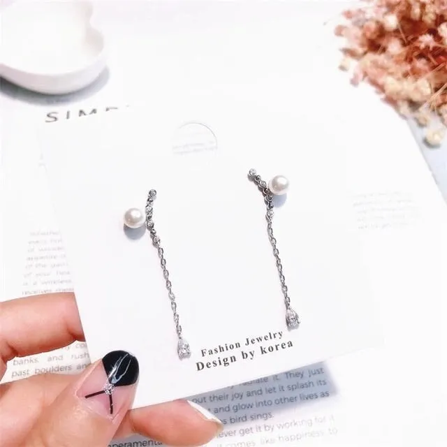 Ailee Pearl Drop Earrings - LAST CHANCE