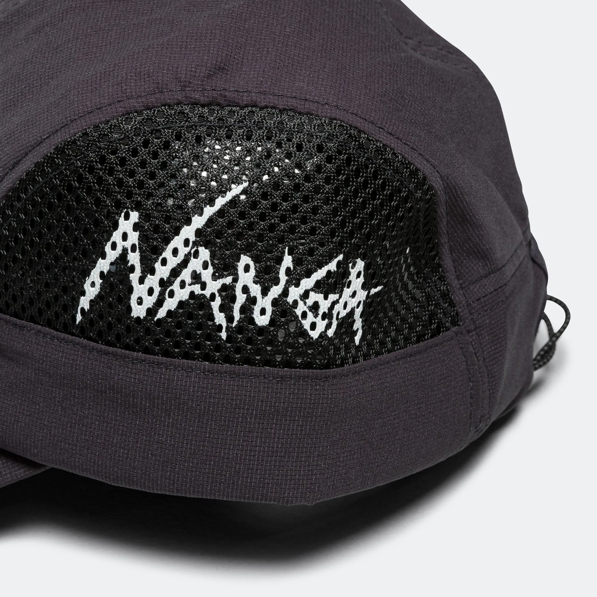 Air Cloth Mesh Jet Cap - Black