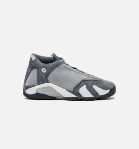 Air Jordan 14 Retro Flint Grey Grade School Lifestyle Shoe - Flint Grey/Stealth White