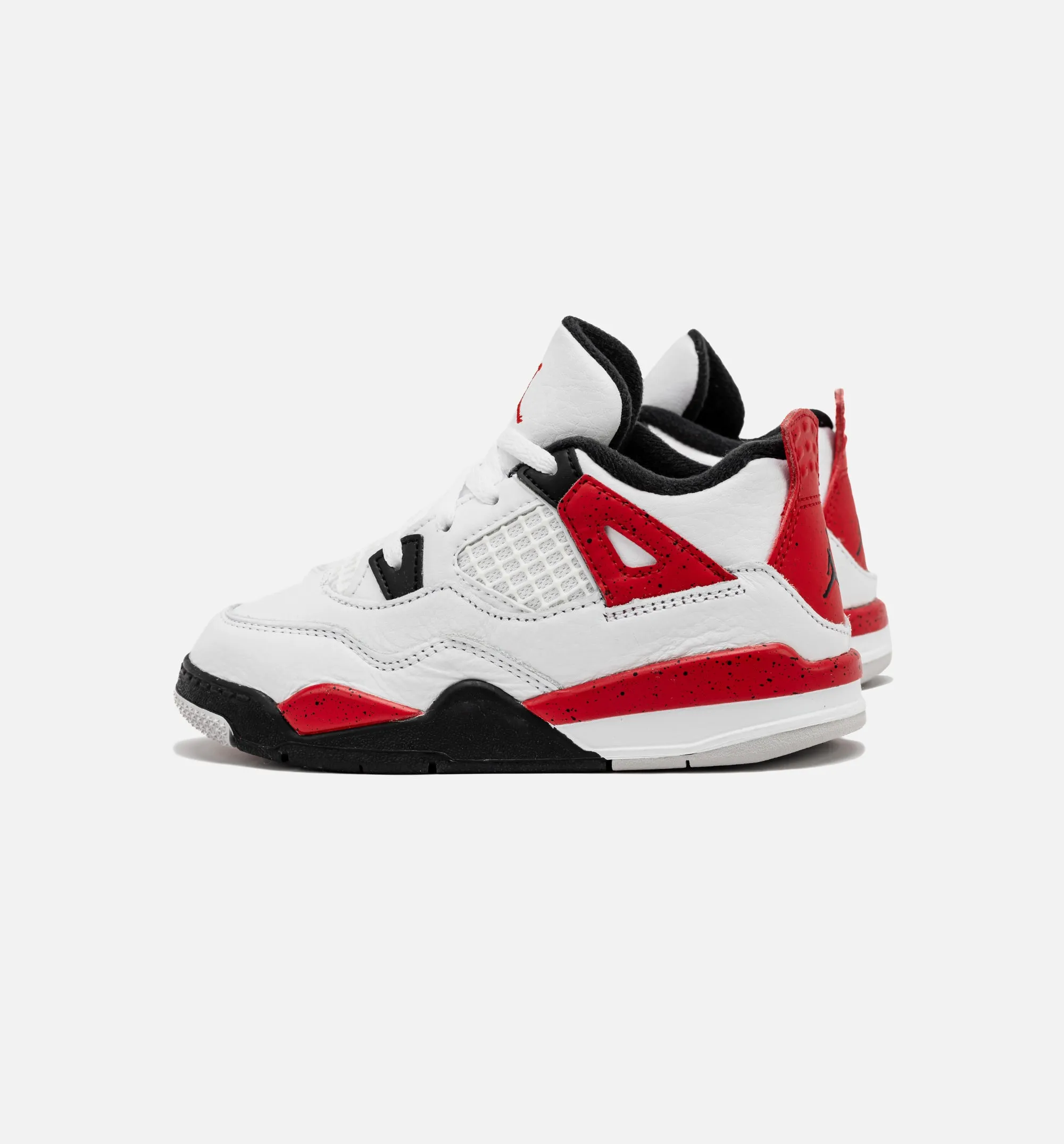 Air Jordan 4 Retro Red Cement Infant Toddler Lifestyle Shoe - White/Red Free Shipping