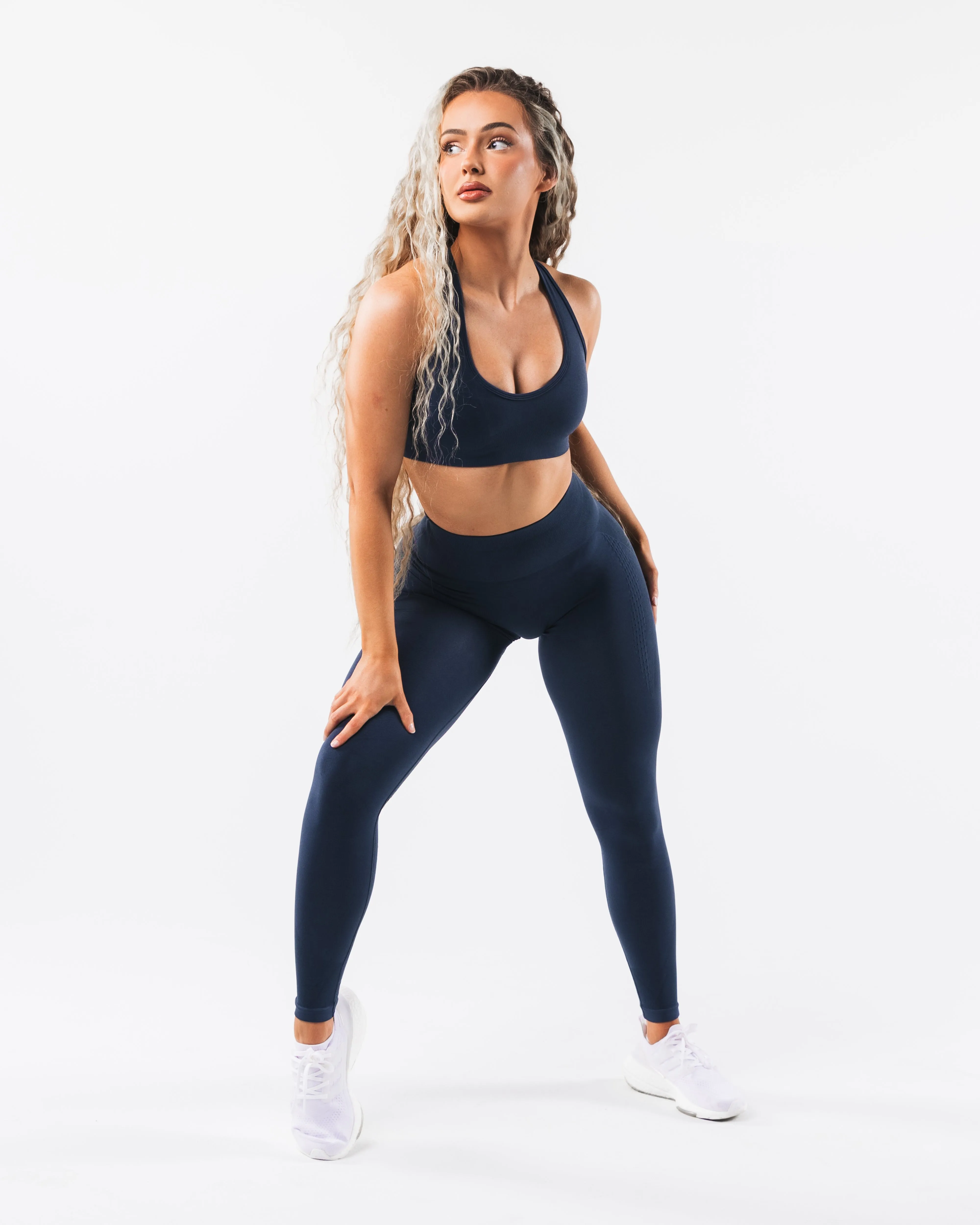 Amplify Contour Legging - Trusted Blue