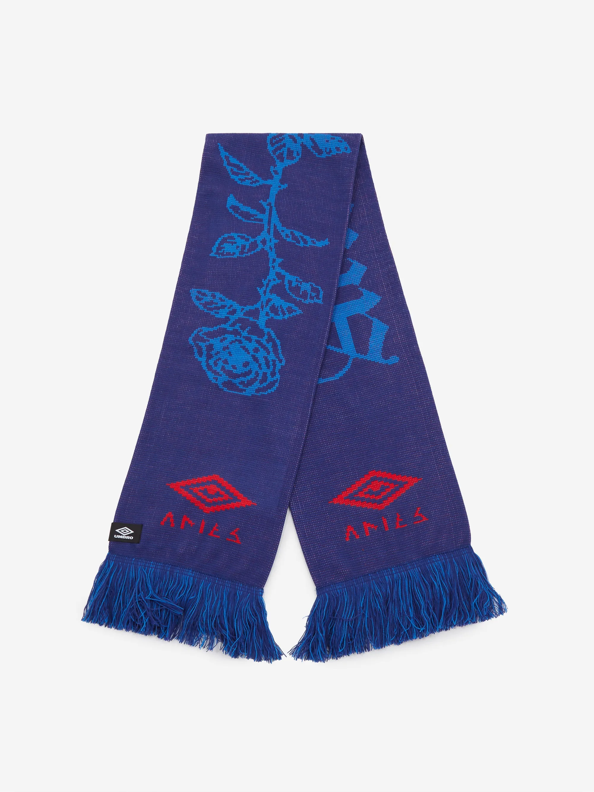 Aries x Umbro Rose Scarf W - Blue