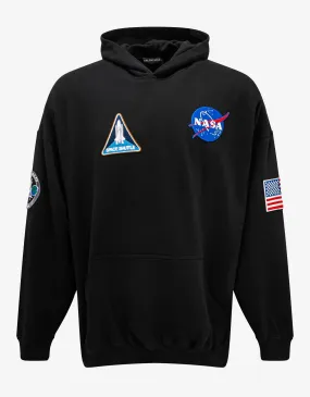 Balenciaga Black NASA Boxy Hoodie