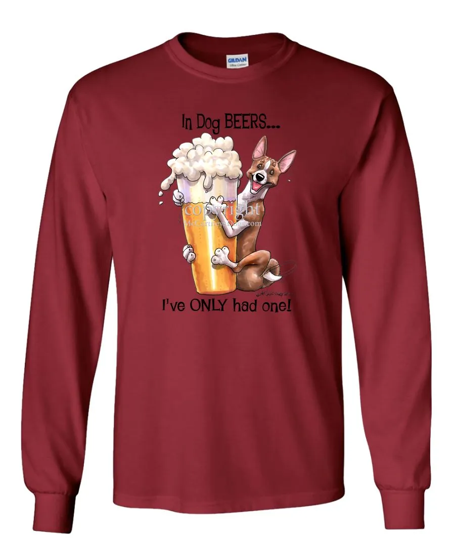 Basenji - Dog Beers - Long Sleeve T-Shirt