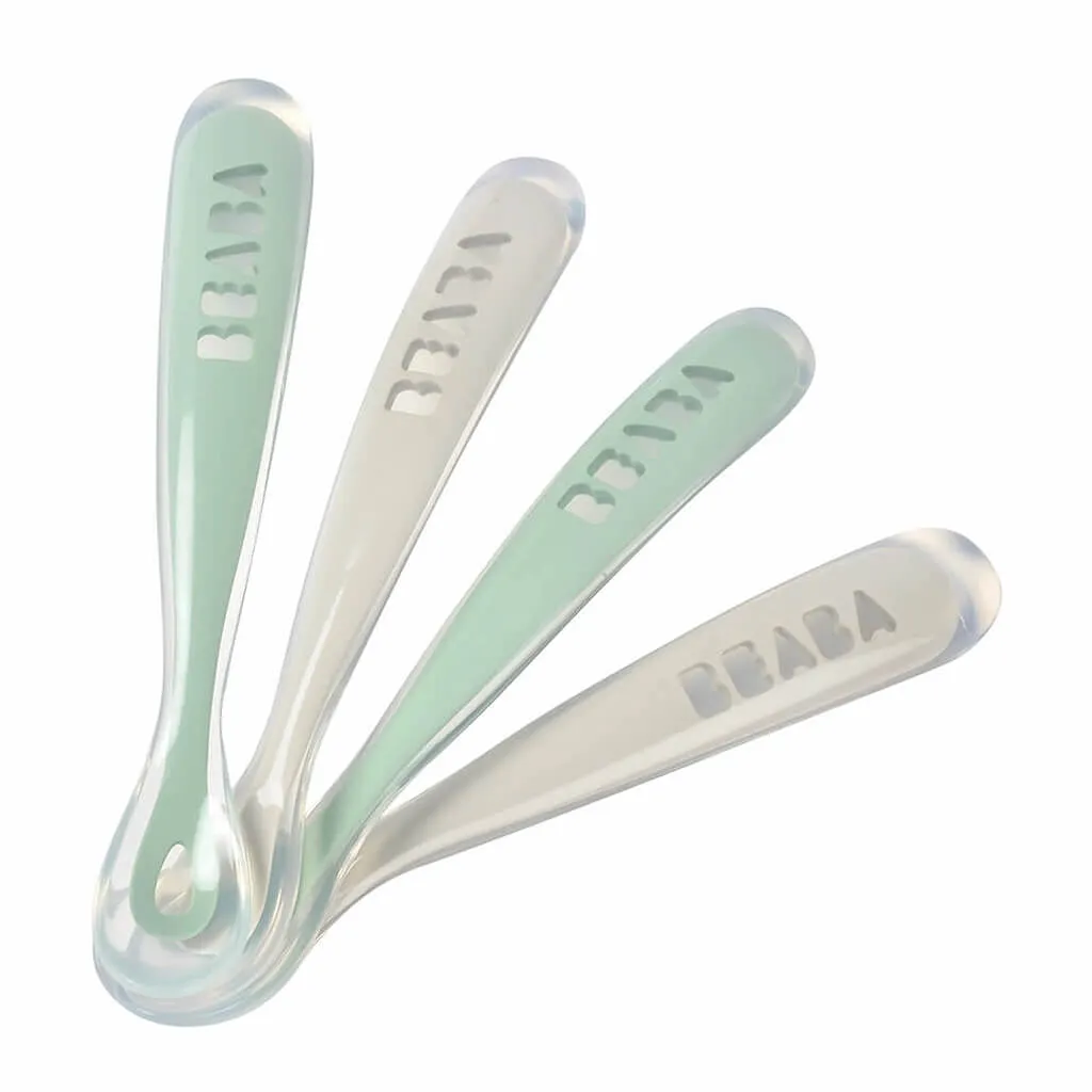 Beaba First Stage Silicone Spoons Set of 4