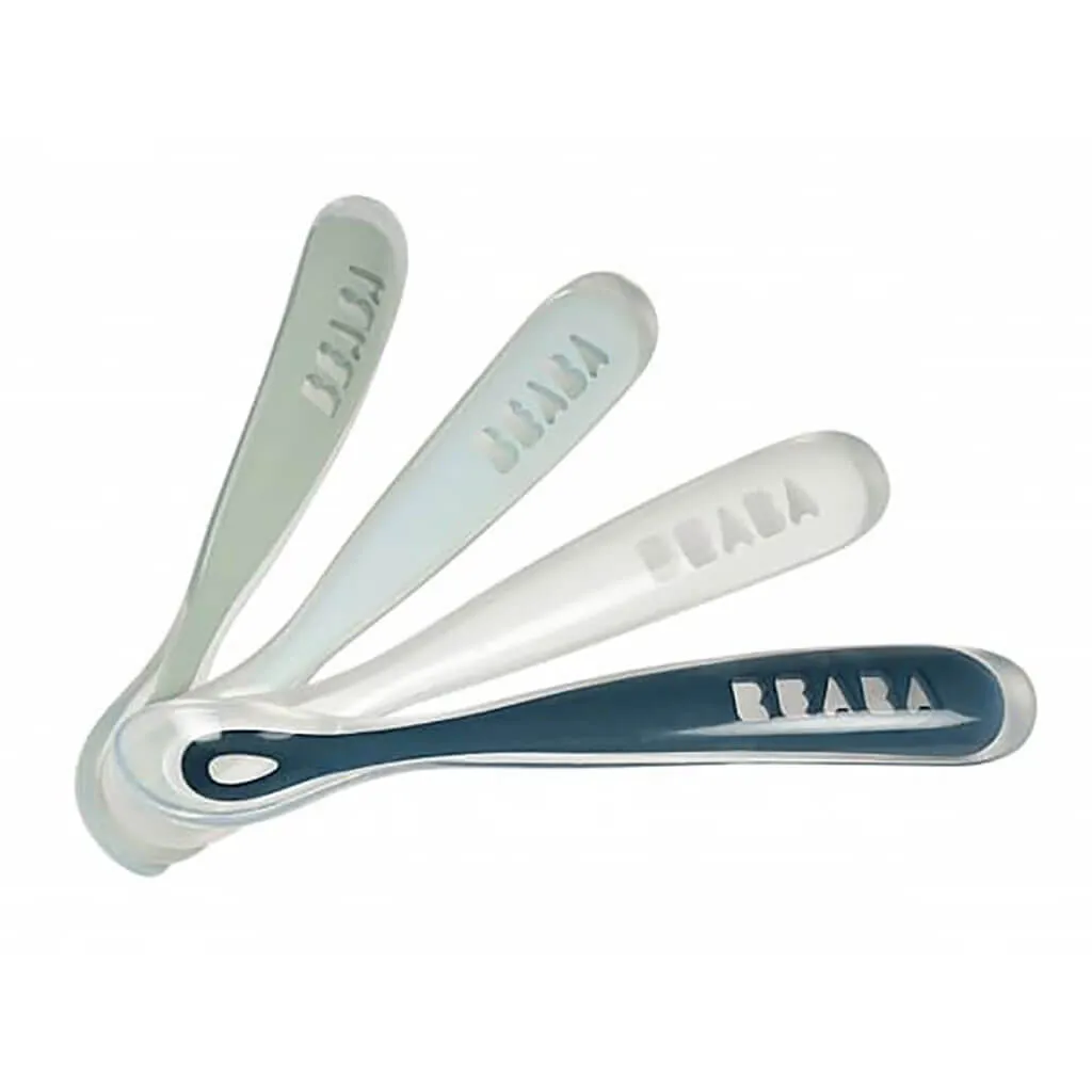 Beaba First Stage Silicone Spoons Set of 4