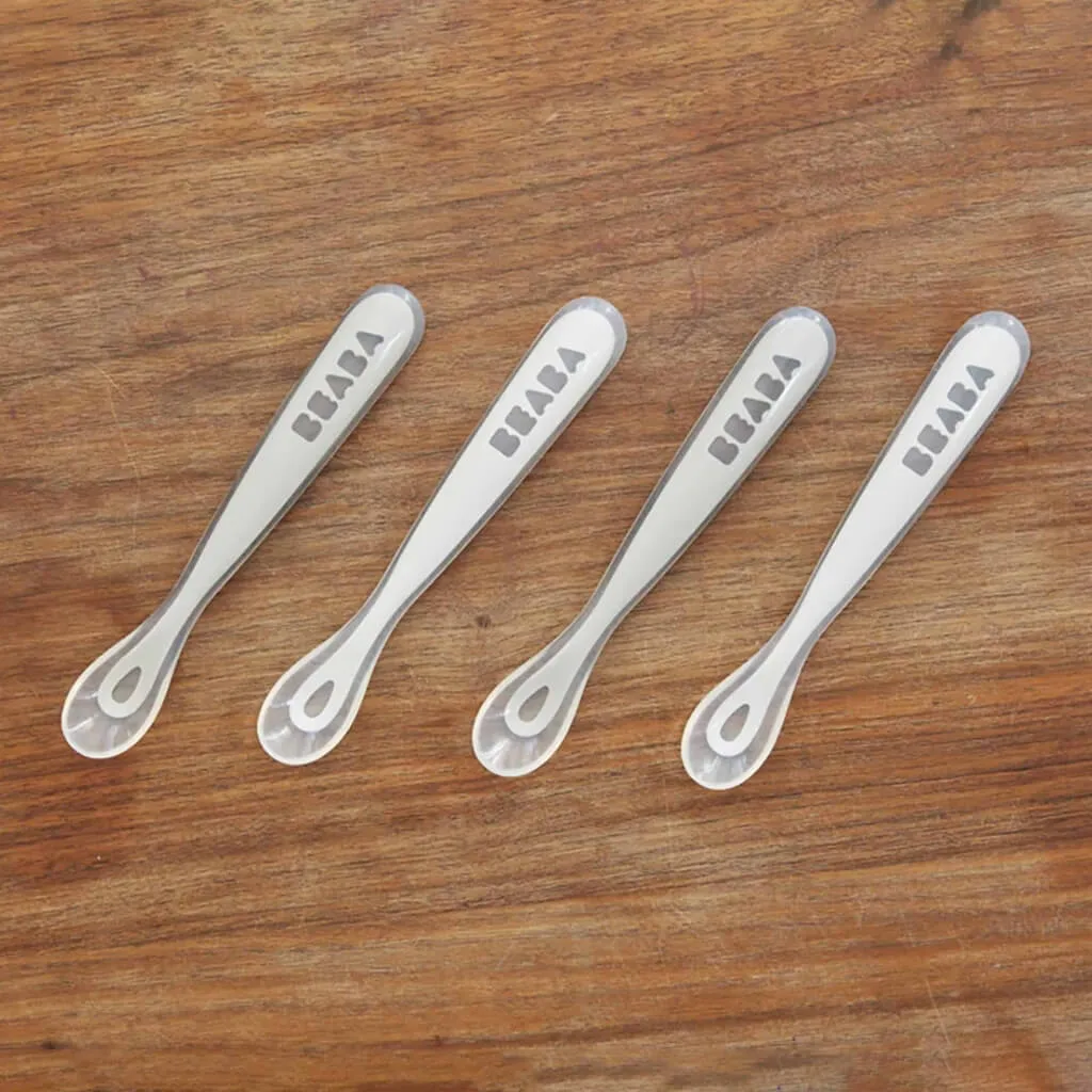 Beaba First Stage Silicone Spoons Set of 4