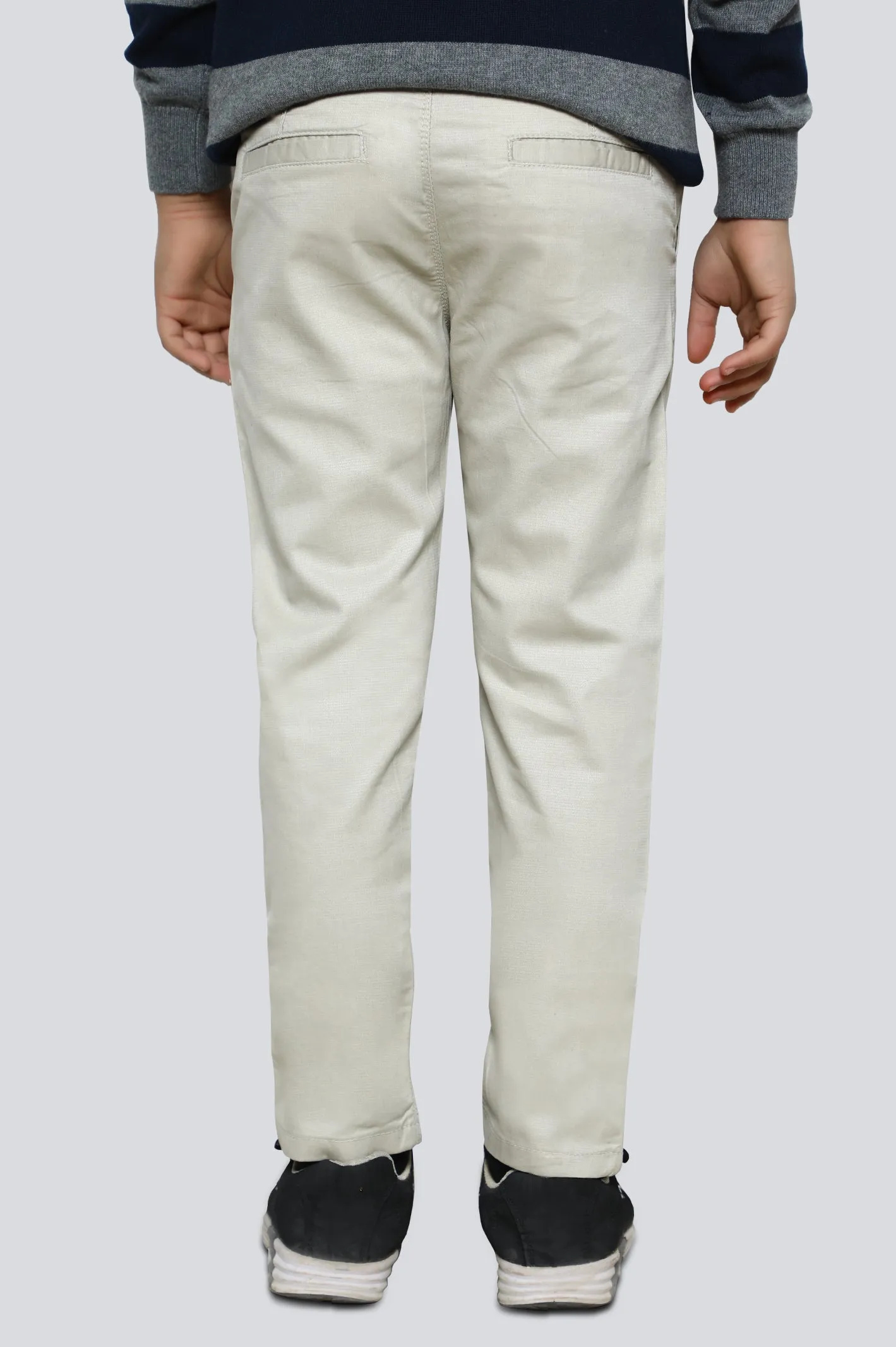 Beige Slim Fit Chino Trouser