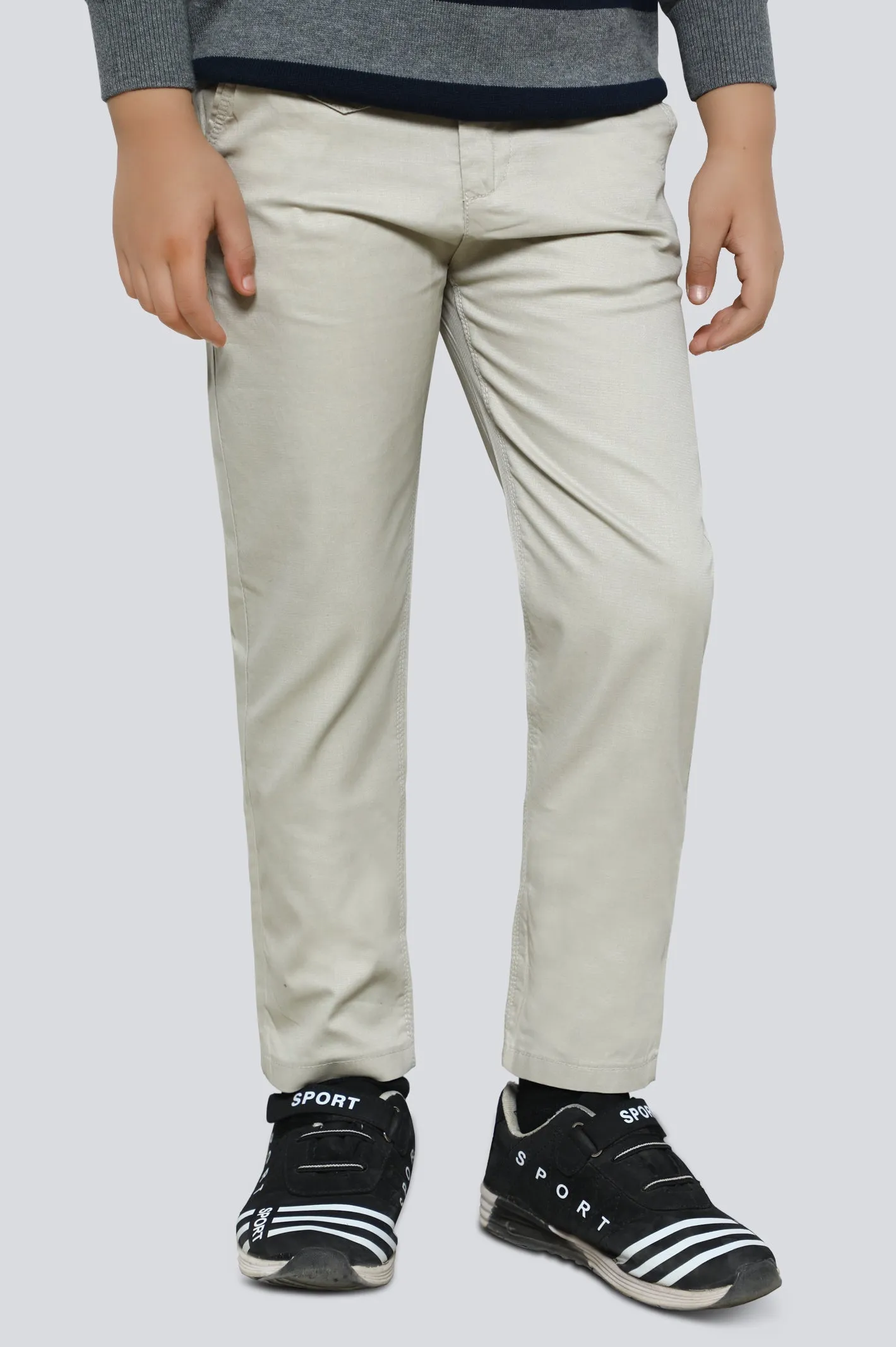 Beige Slim Fit Chino Trouser