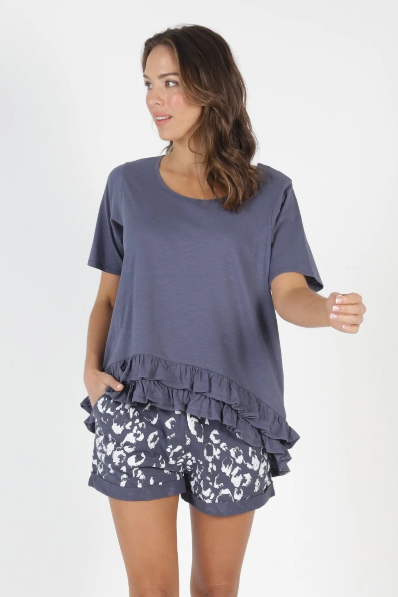 Betty Basics Sorrento Tee in Indi Blue