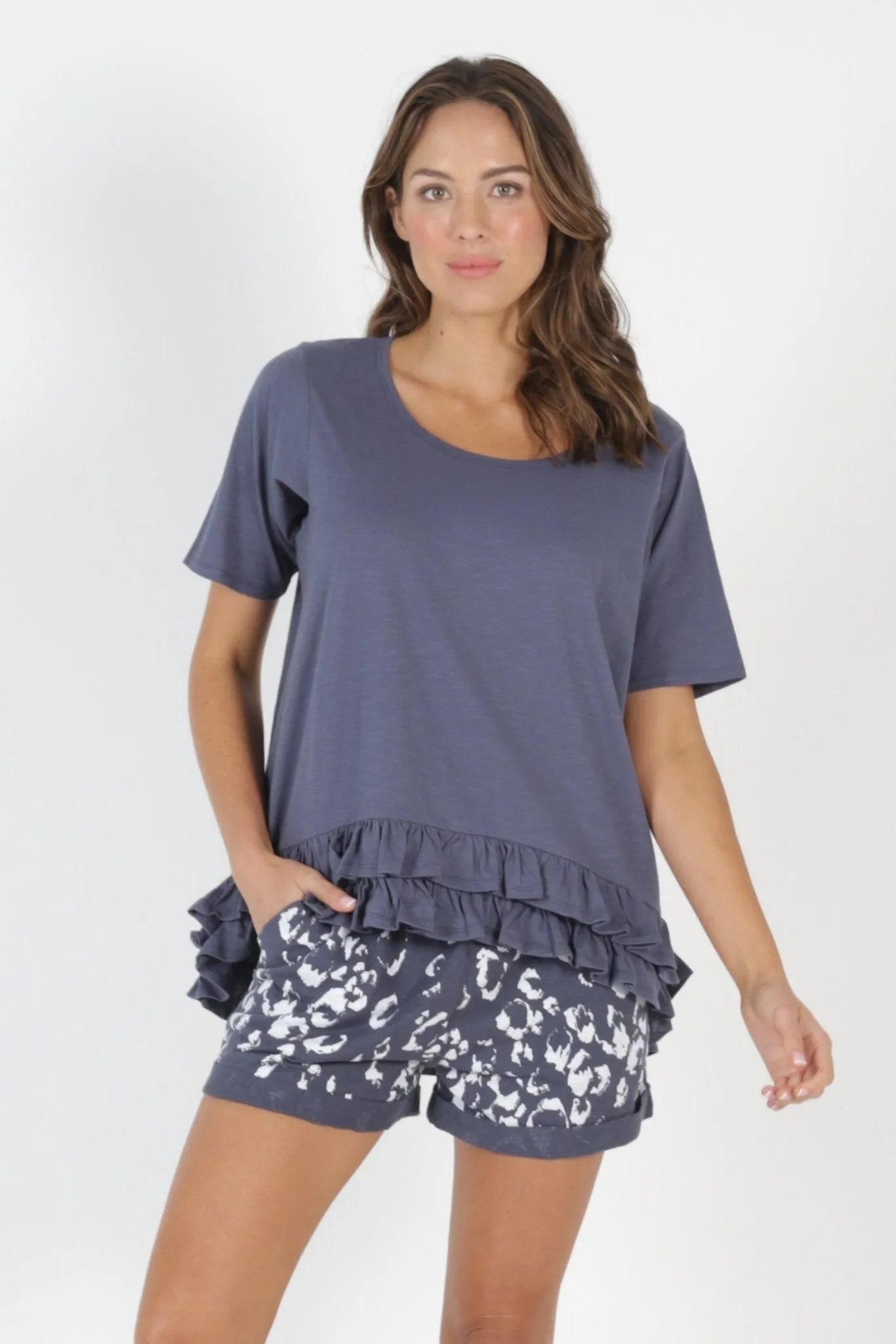 Betty Basics Sorrento Tee in Indi Blue