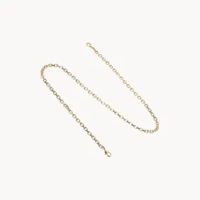 Beveled Shoulder Chain | Plated Brass