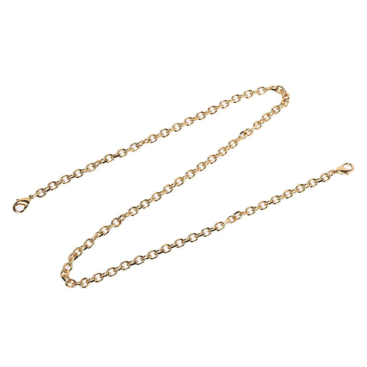 Beveled Shoulder Chain | Plated Brass