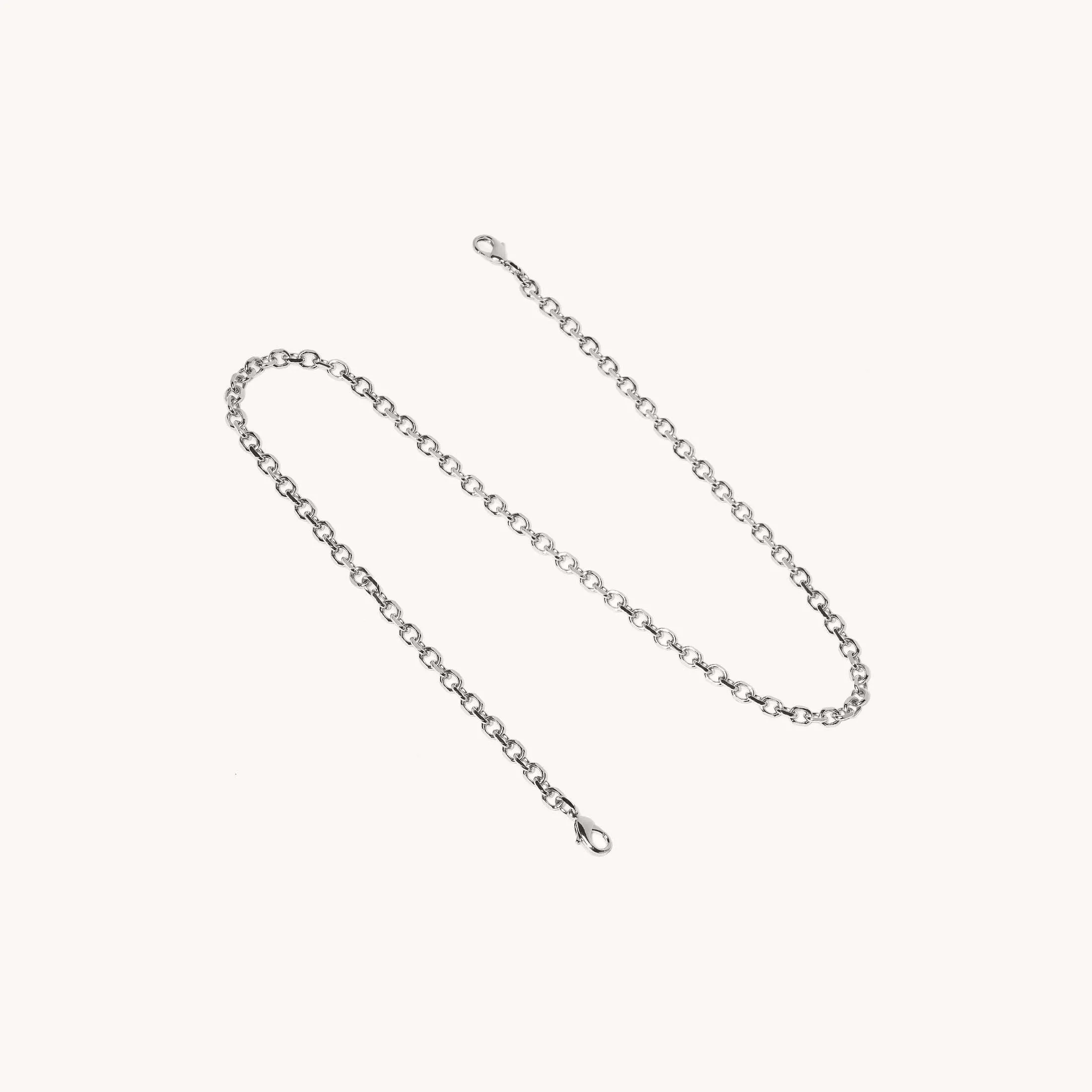 Beveled Shoulder Chain | Plated Brass