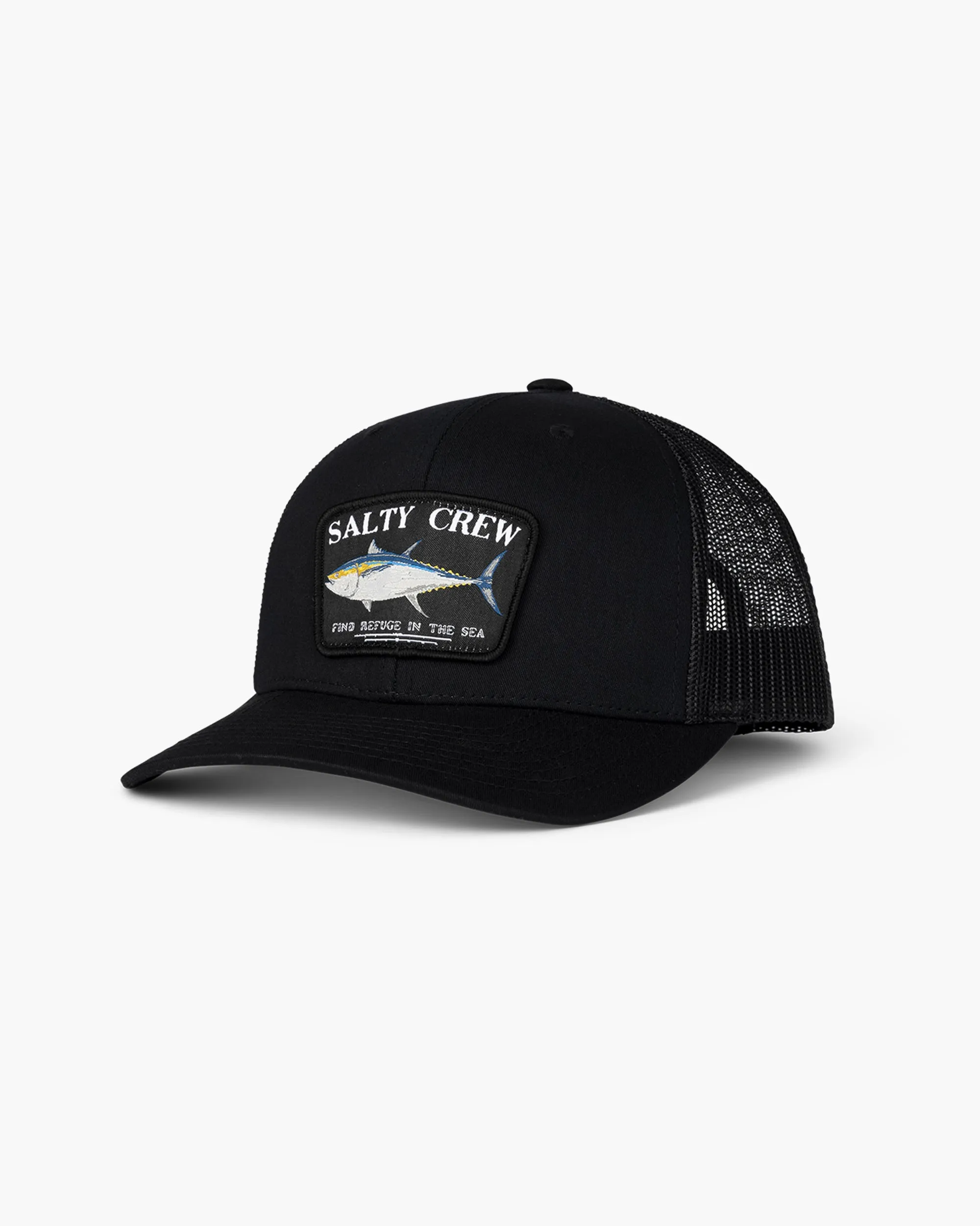 Big Blue Black Retro Trucker