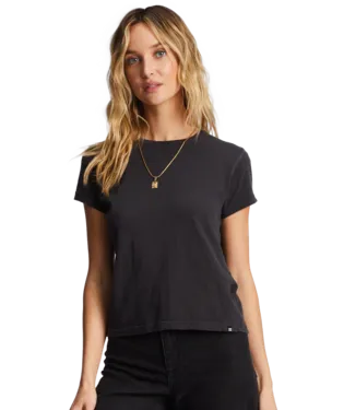 Billabong Better Than Basic T Shirt - Off Black