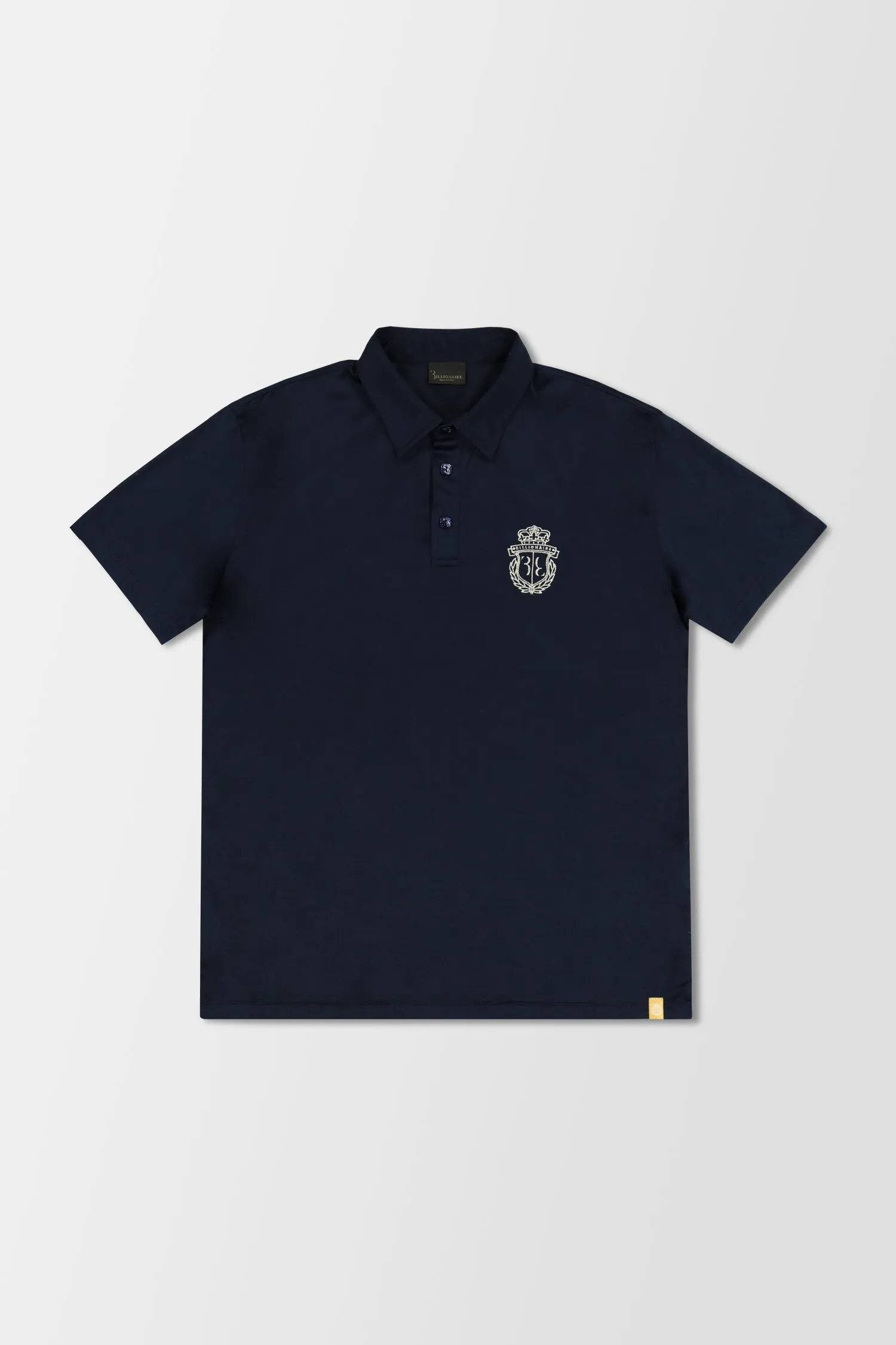 Billionaire Dark Blue Crest Polo