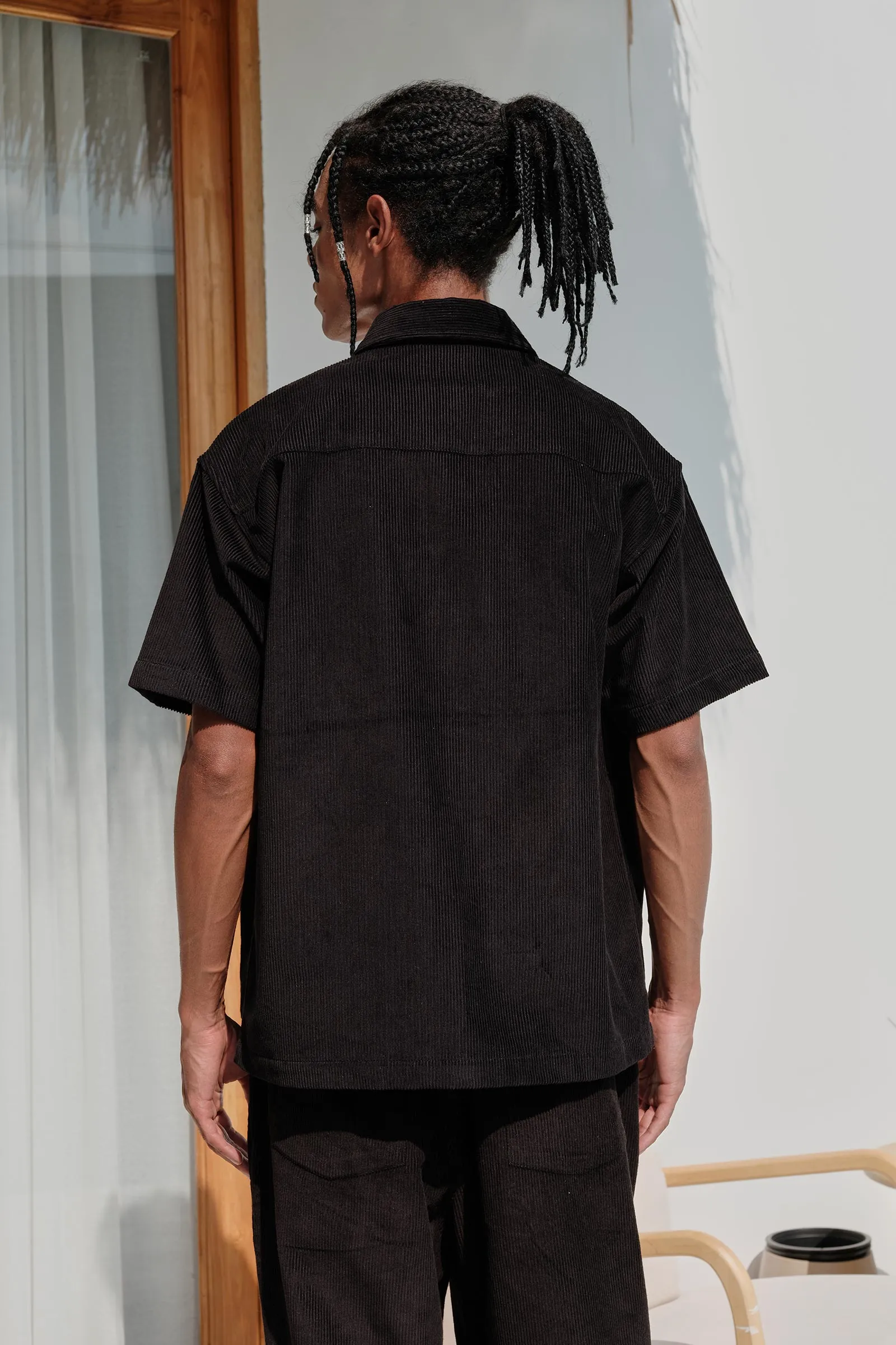 Black Corduroy Shirt