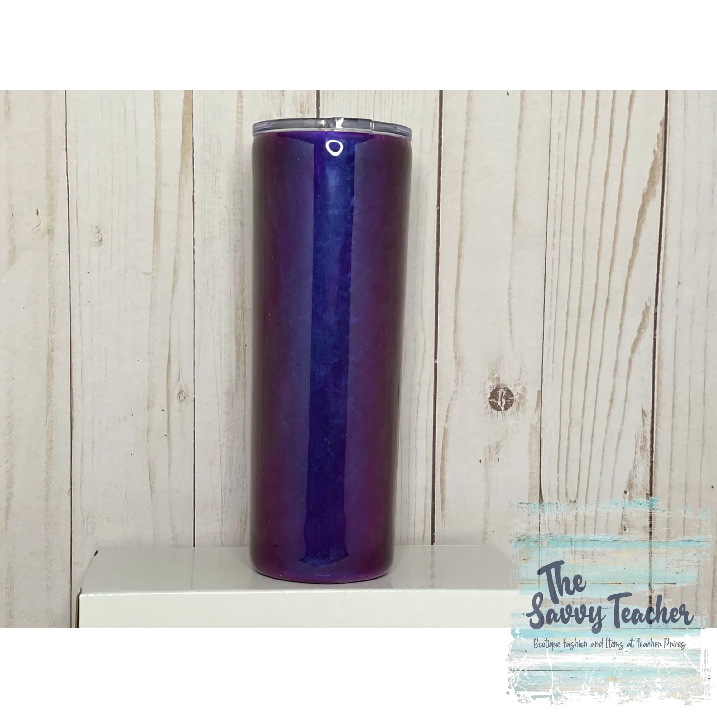 Blue to Purple Color Shift Hidden Texture 20oz Tumbler