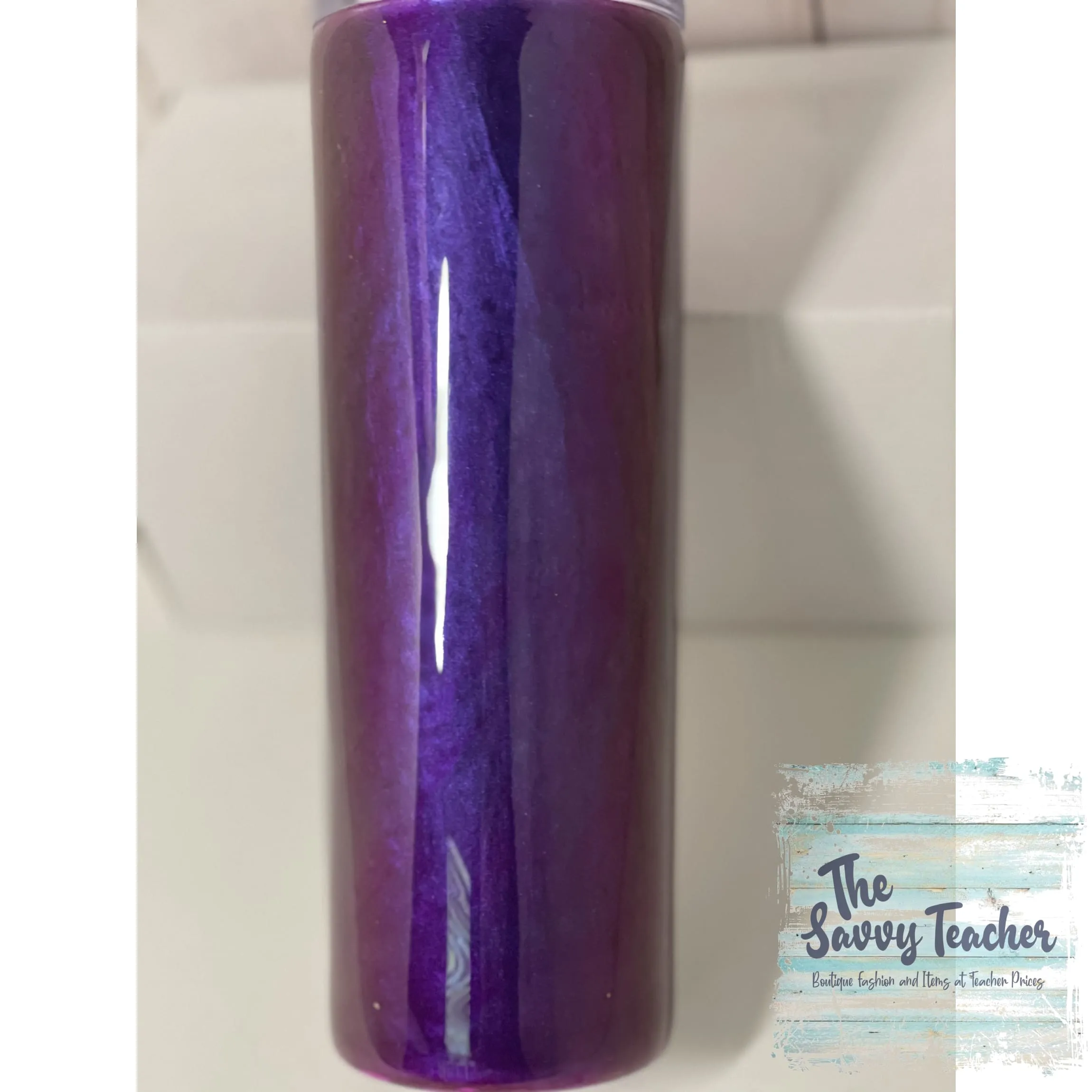 Blue to Purple Color Shift Hidden Texture 20oz Tumbler