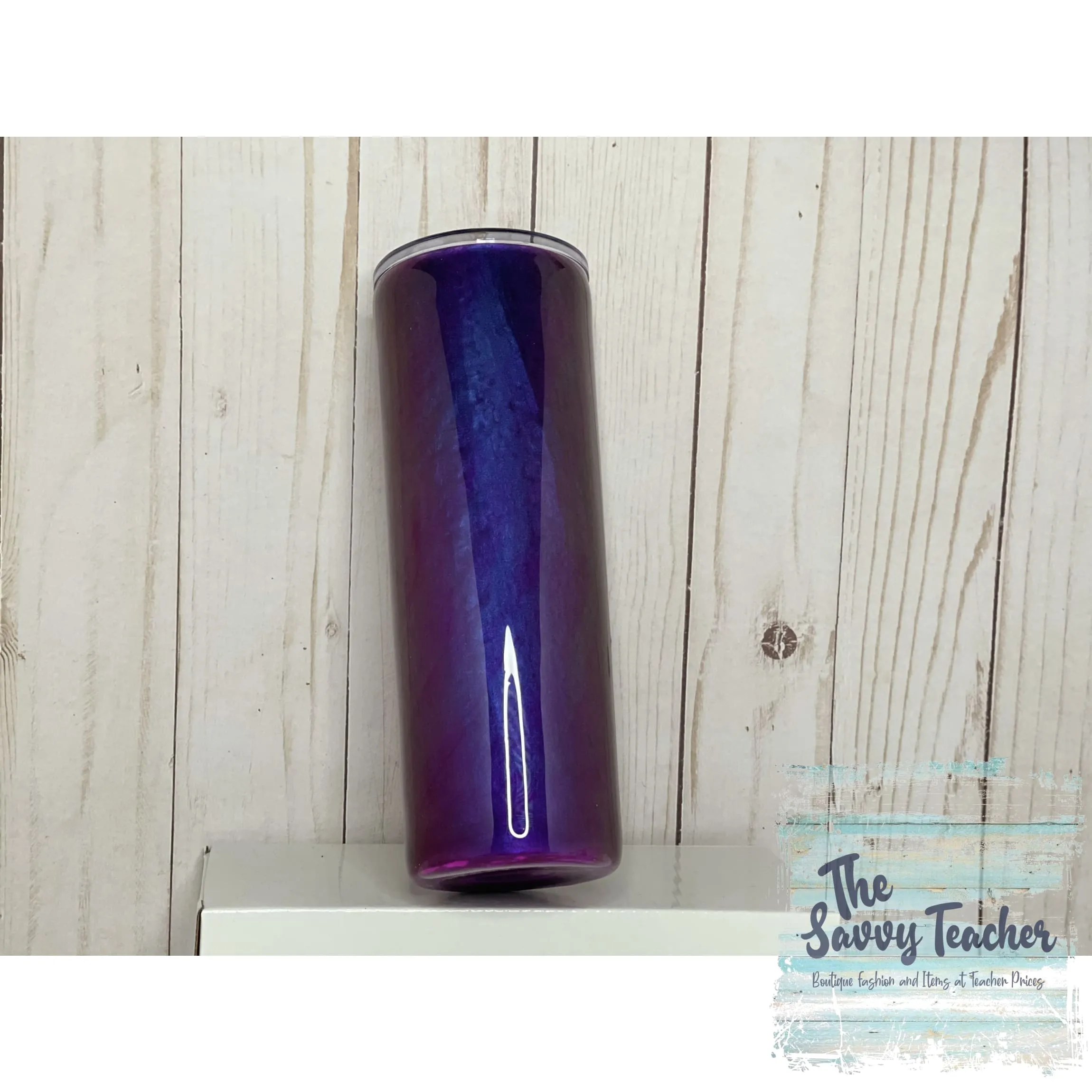 Blue to Purple Color Shift Hidden Texture 20oz Tumbler