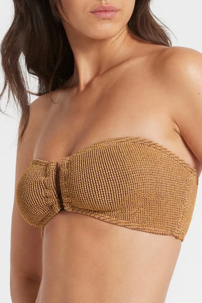 Bond-eye Blake Bandeau - Fawn Lurex