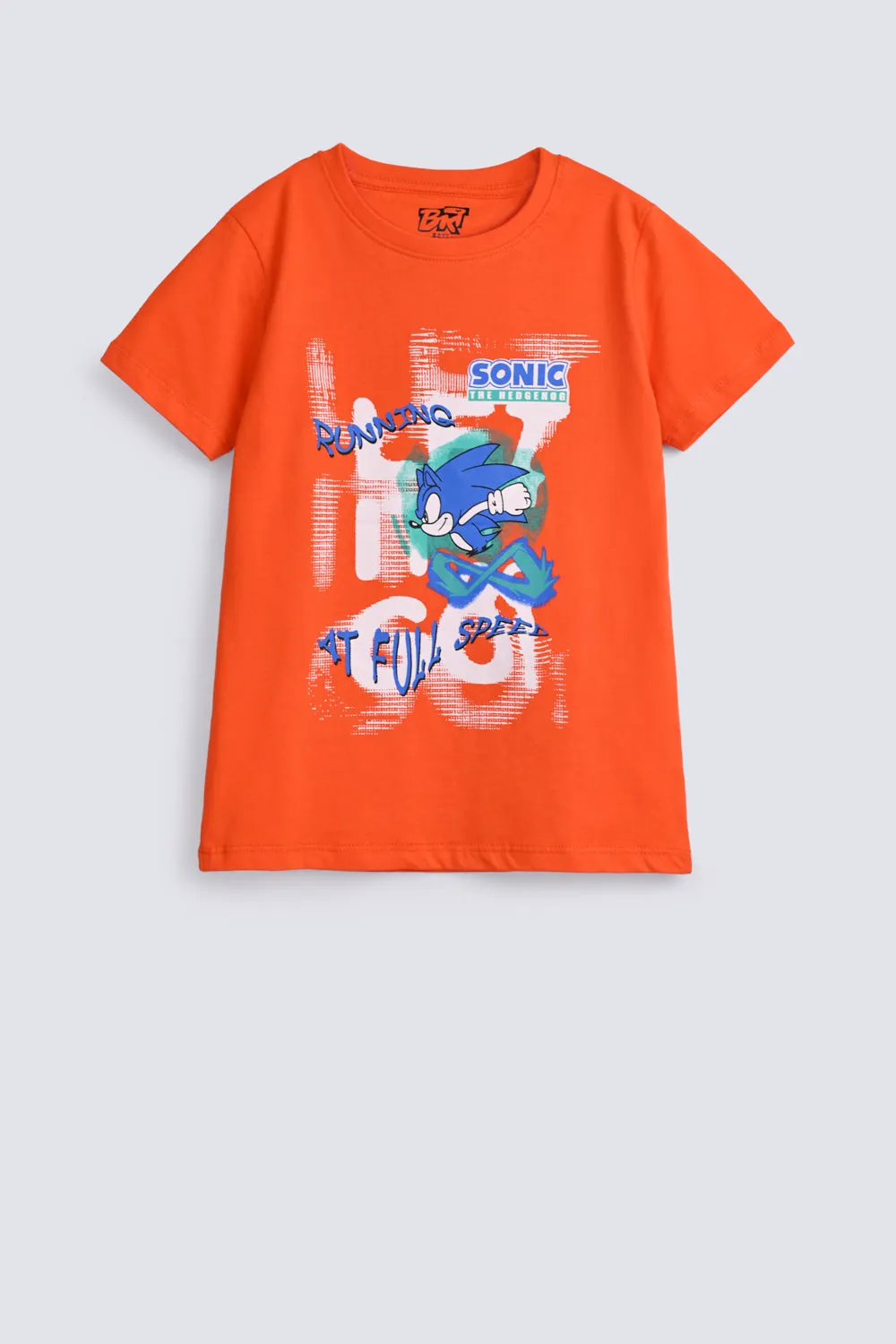 BOYS SONIC PRINT TEE