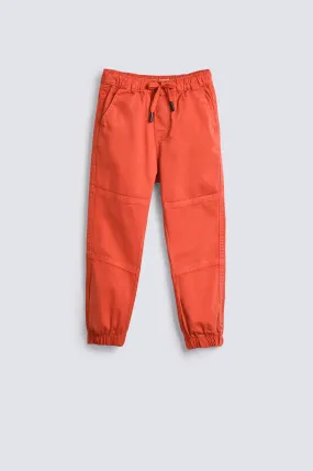 BOYS TWILL JOGGER TROUSER