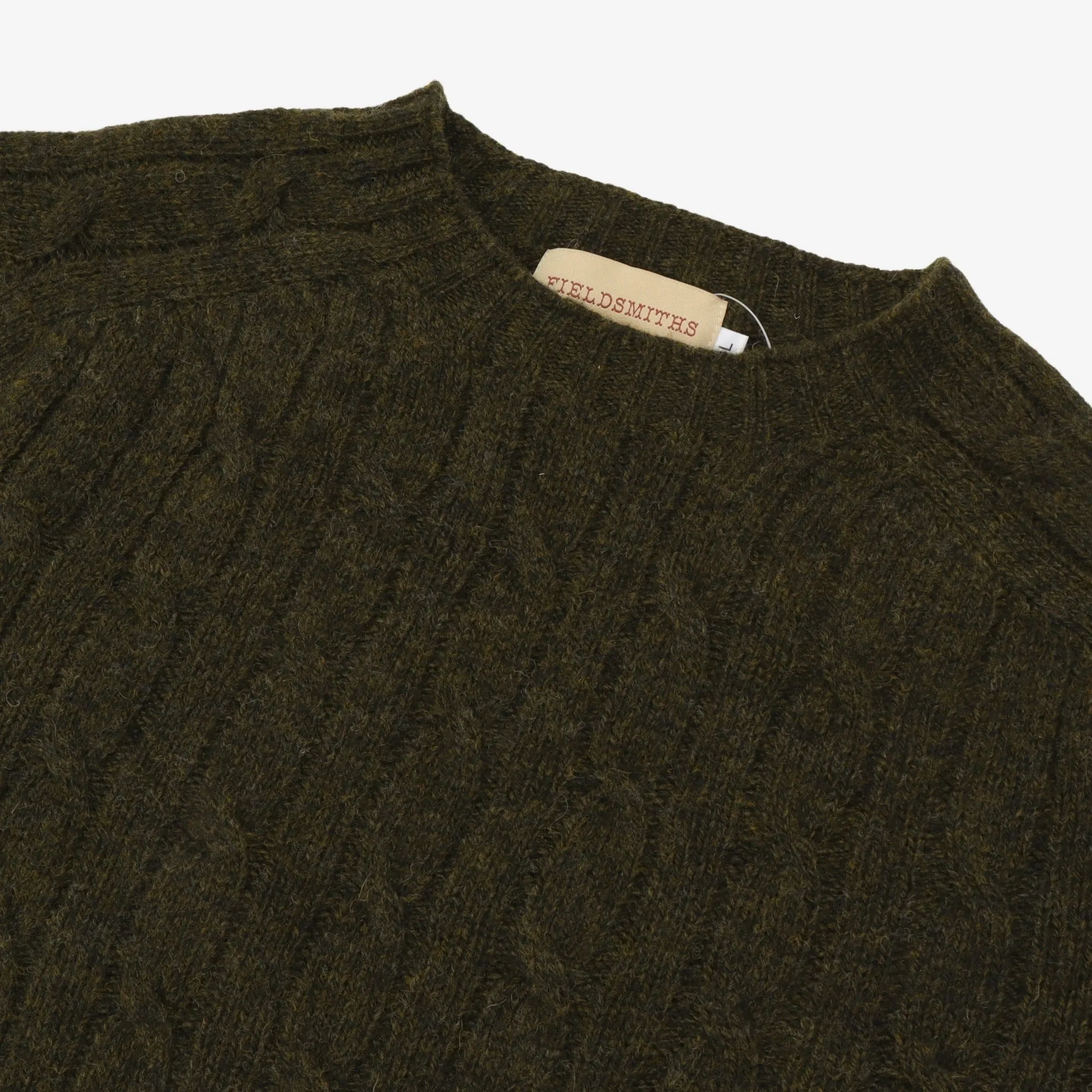 Cable Knit Wool Sweater