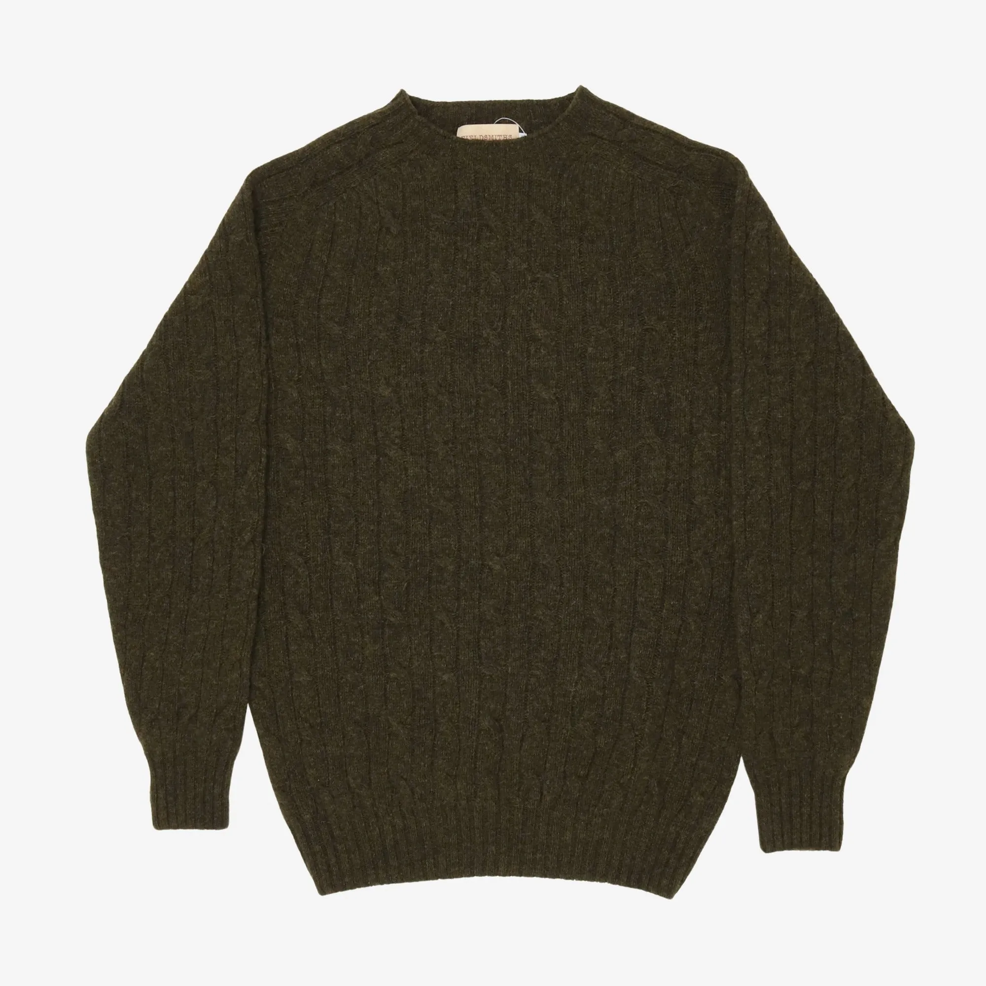 Cable Knit Wool Sweater