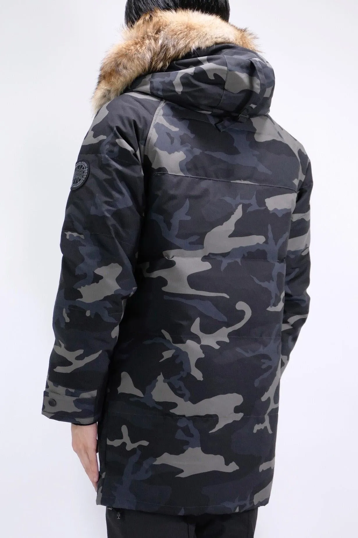 Canada Goose Mens Down *Parka Emory Black Label - Black Classic Camo Print