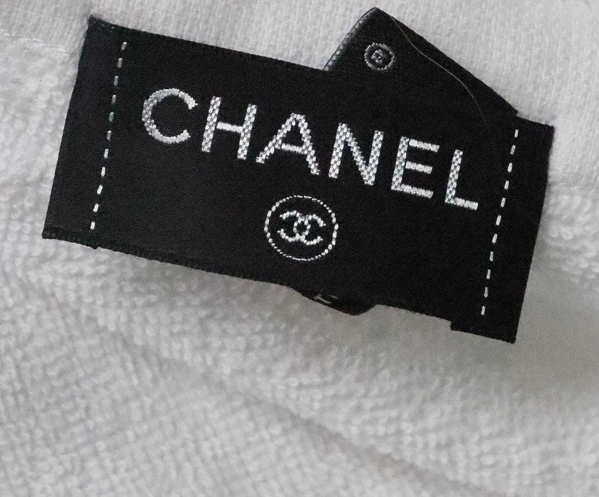 Chanel Red White & Blue Cotton Towel