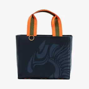 Classic Equestrian Tote "Oxford Blue"