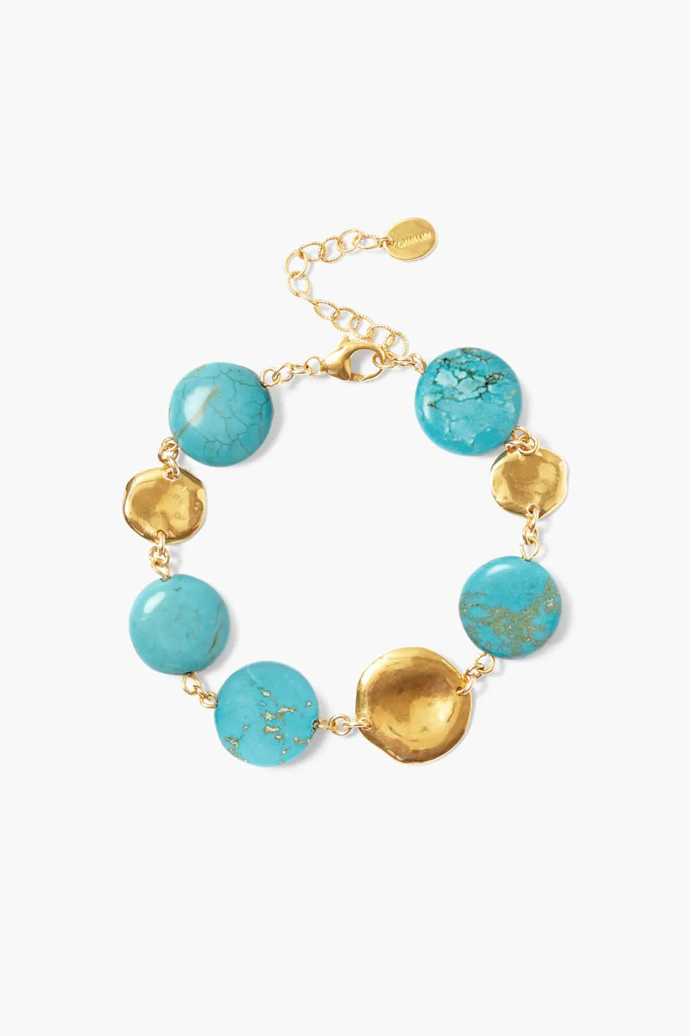 Coin Bracelet Turquoise