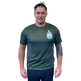 Corps Crest Running Wick T-Shirt - Combat Green