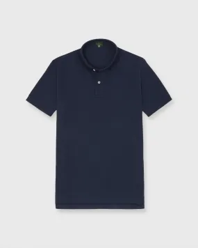 Court Polo in Navy Pima Pique