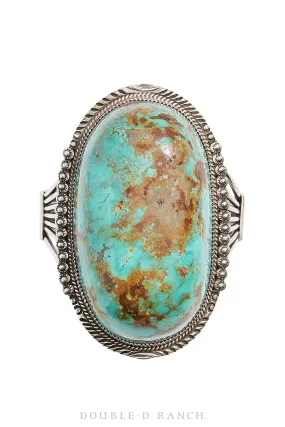 Cuff, Specimen, Turquoise, Single Stone, Hallmark, Contemporary, 3174