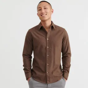 Dark Brown Brushed Shirt