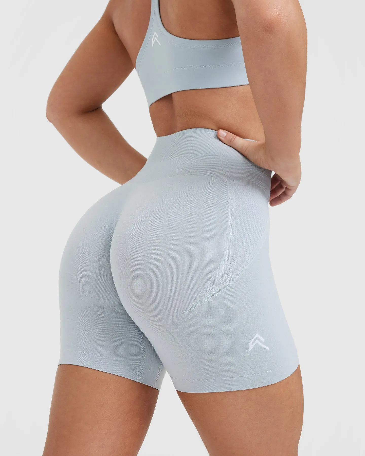 Effortless Seamless Shorts | Ice Blue