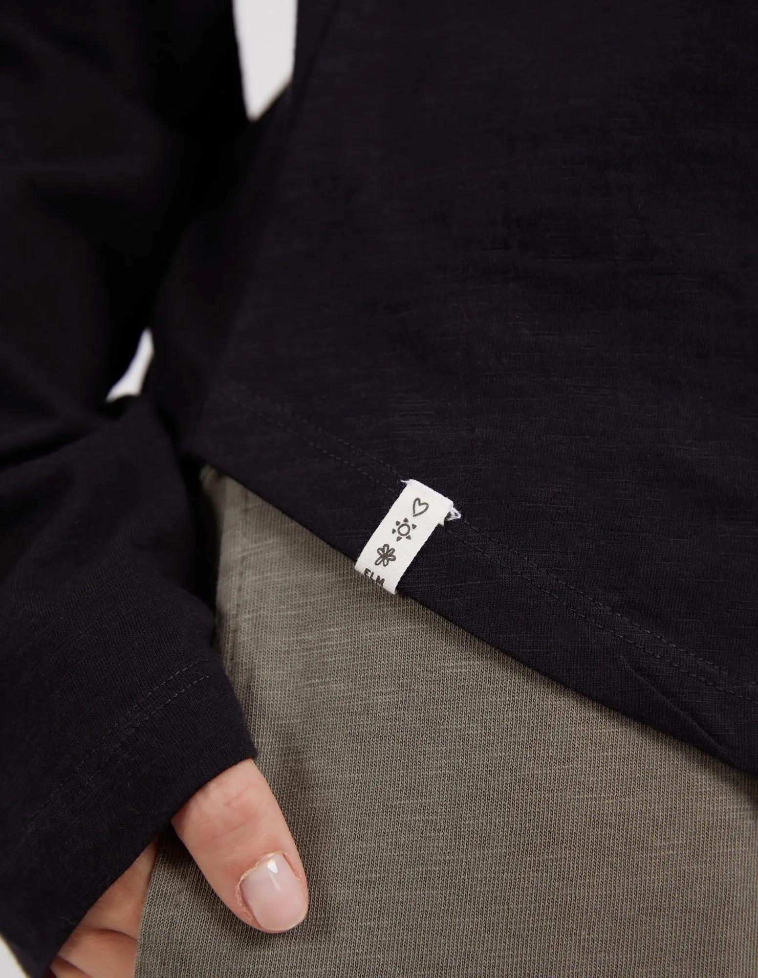 Elm Everyday L/S Tee - Black